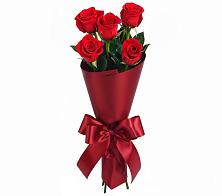 Букет 5 Красных роз Эдлесс Лав в Тимирязева