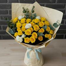 Букет цветов из:  Розы в Тимирязева