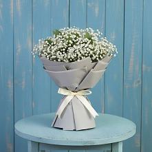 Букет цветов из:  Гипсофила в Тимирязева