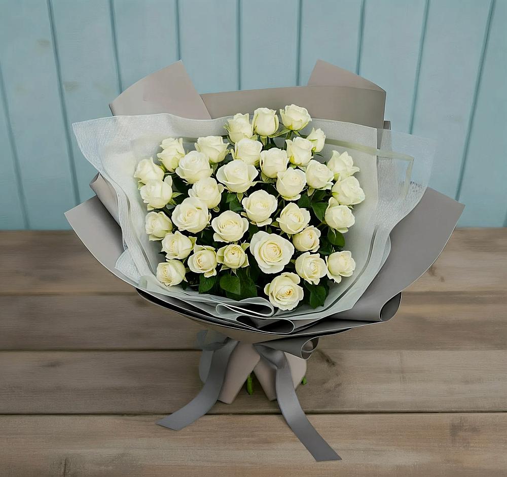 Букет Белоснежная нежность в Тимирязева