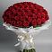 Букет 101 Красная роза Блэк Мэджик в Тимирязева
