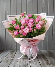 Букет Розовый кустик в Тимирязева