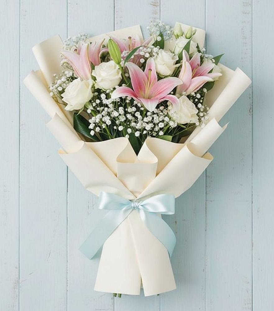 Букет цветов из: Лилии в Тимирязева