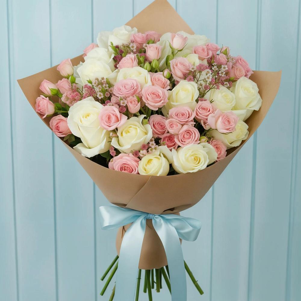 Букет цветов из: Розы в Тимирязева