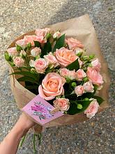 Букет цветов из:  Розы #REPLACE_PRED# Тимирязева