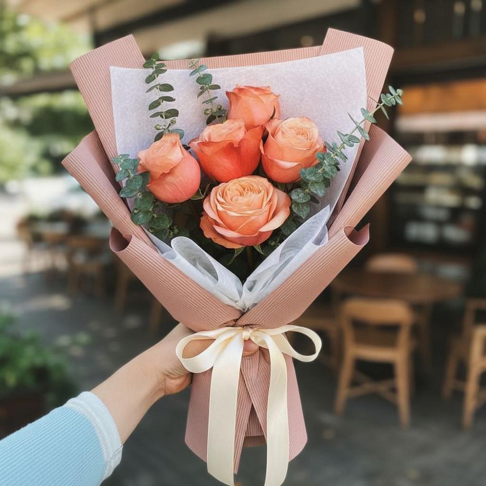 Букет цветов из: Розы в Тимирязева