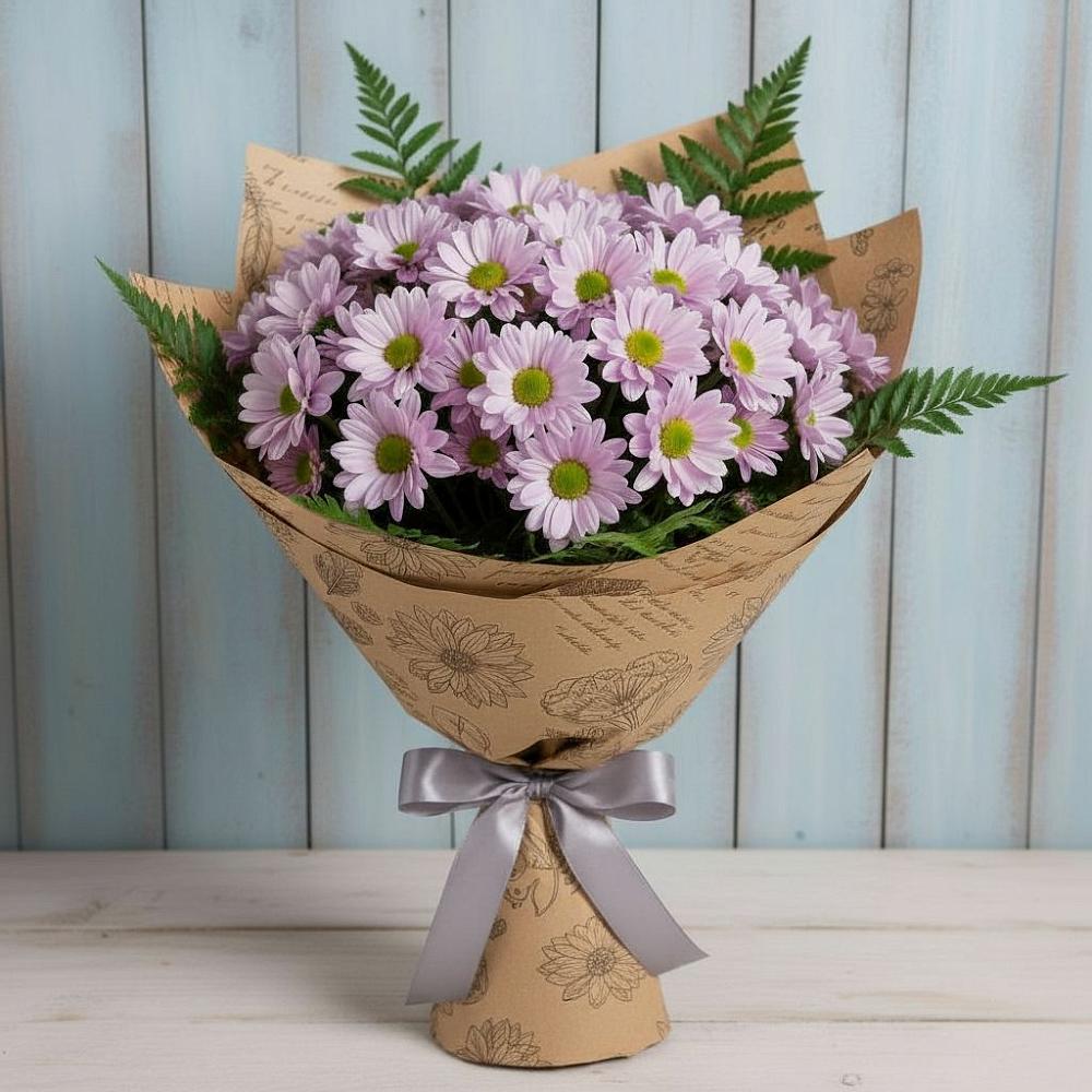 Букет цветов из: Хризантемы в Тимирязева