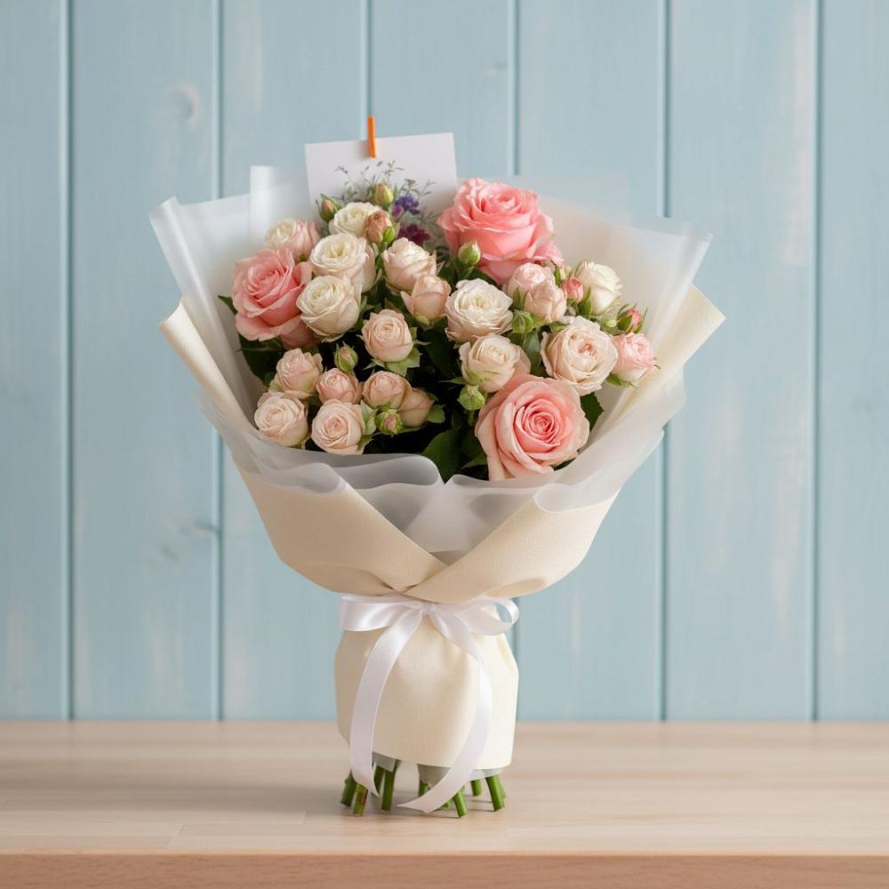 Букет цветов из: Розы в Тимирязева