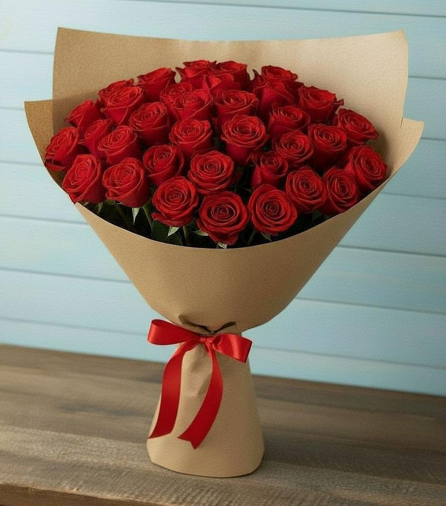 Букет Красные розы Милано в Тимирязева