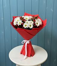 Букет цветов из:  Хризантемы в Тимирязева