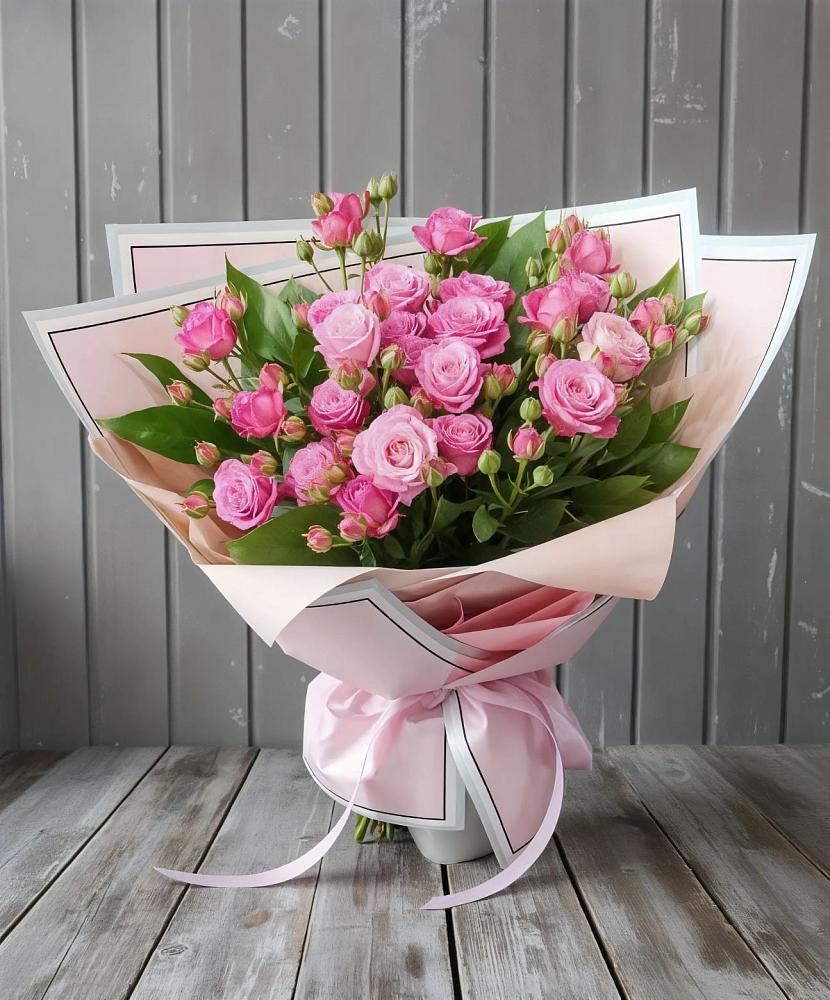 Букет Розовый кустик в Тимирязева