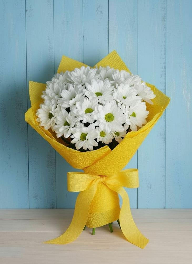 Букет цветов из: Хризантемы в Тимирязева
