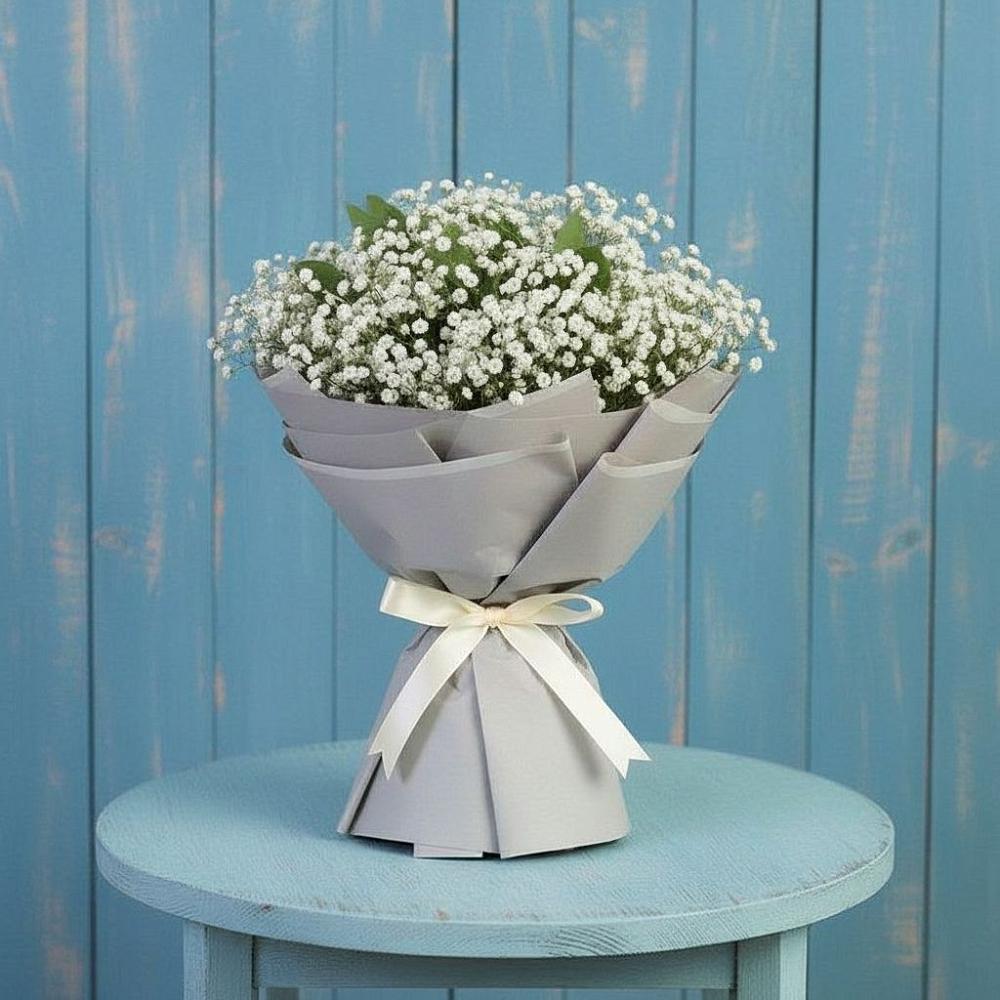 Букет цветов из: Гипсофила в Тимирязева