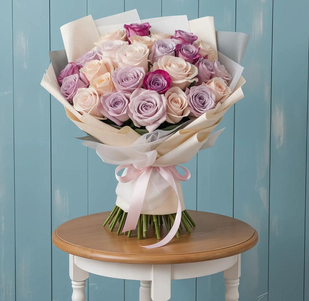 Букет цветов из: Розы в Тимирязева