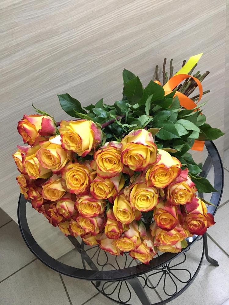 Букет Желтые розы в Тимирязева