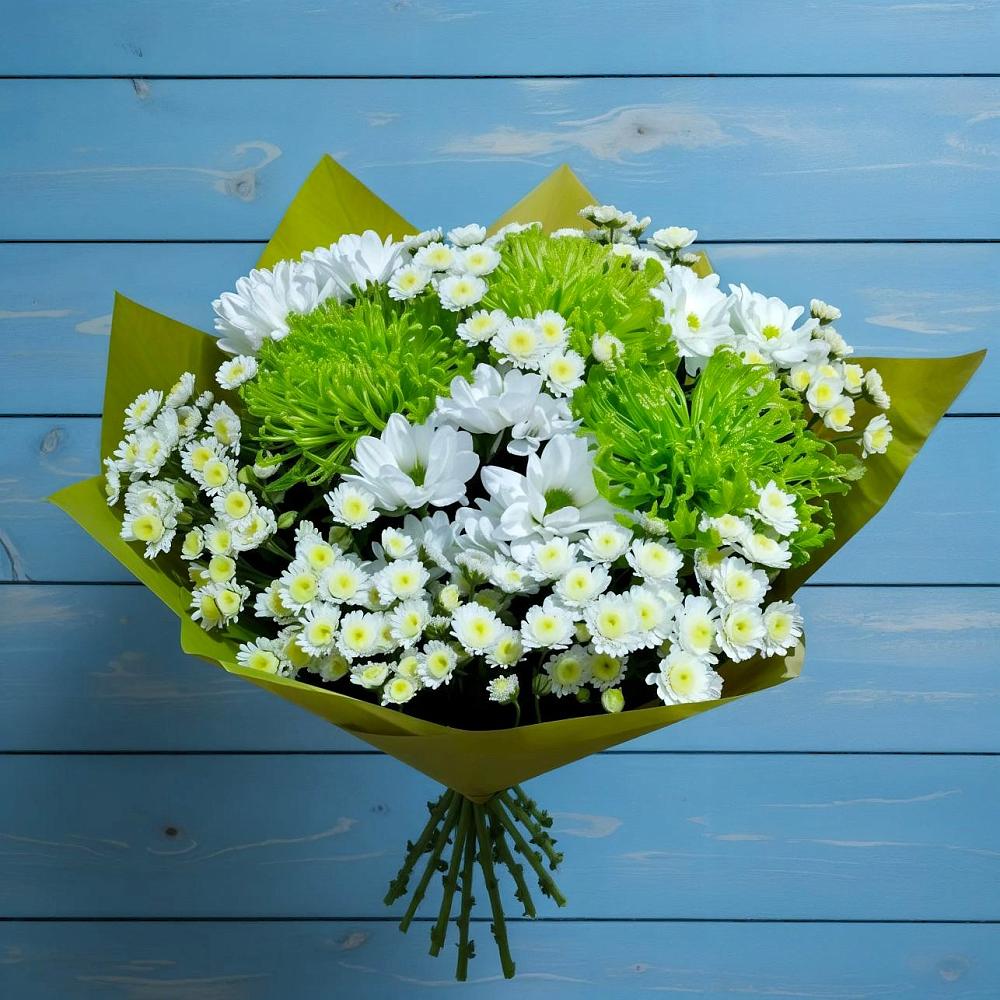 Букет цветов из: Хризантемы в Тимирязева