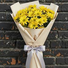 Букет цветов из:  Хризантемы в Тимирязева