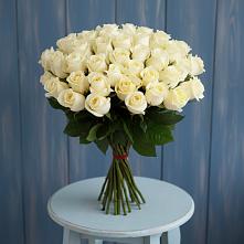 Букет 51 Белая роза Эдлесс Лав #REPLACE_PRED# Тимирязева