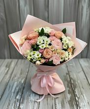 Букет цветов из:  Гвоздики, Розы и Хризантемы #REPLACE_PRED# Тимирязева