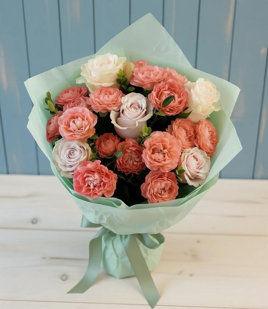 Букет цветов из: Розы в Тимирязева