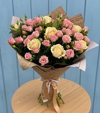 Букет цветов из:  Розы в Тимирязева