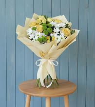 Букет цветов из:  Хризантемы и Розы #REPLACE_PRED# Тимирязева