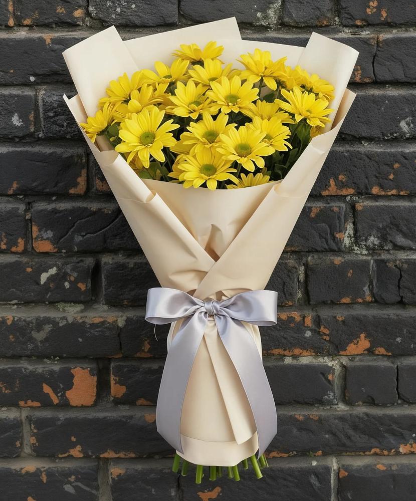 Букет цветов из: Хризантемы в Тимирязева