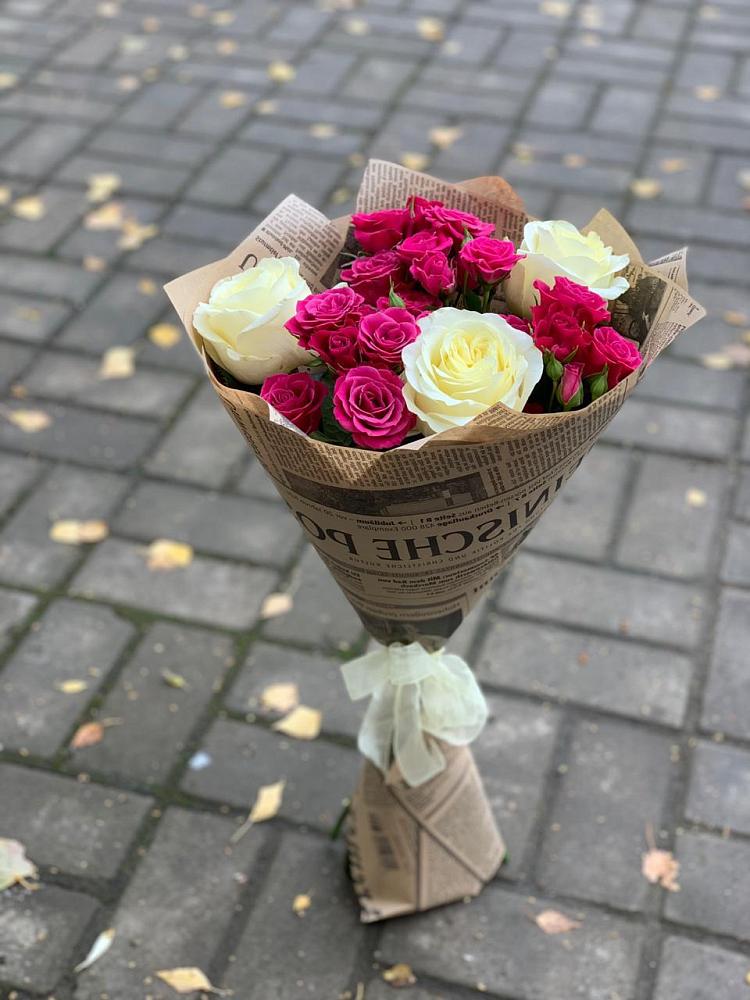 Букет цветов из: Розы в Тимирязева
