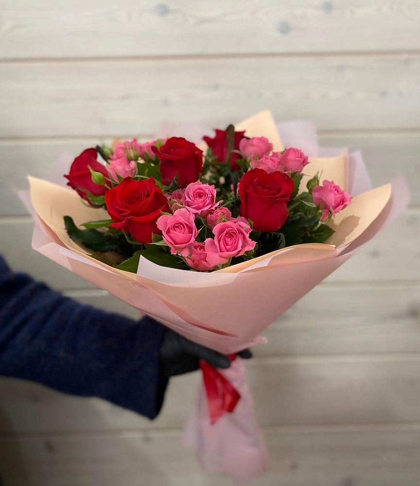 Букет цветов из: Розы в Тимирязева