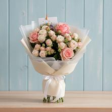 Букет цветов из:  Розы в Тимирязева