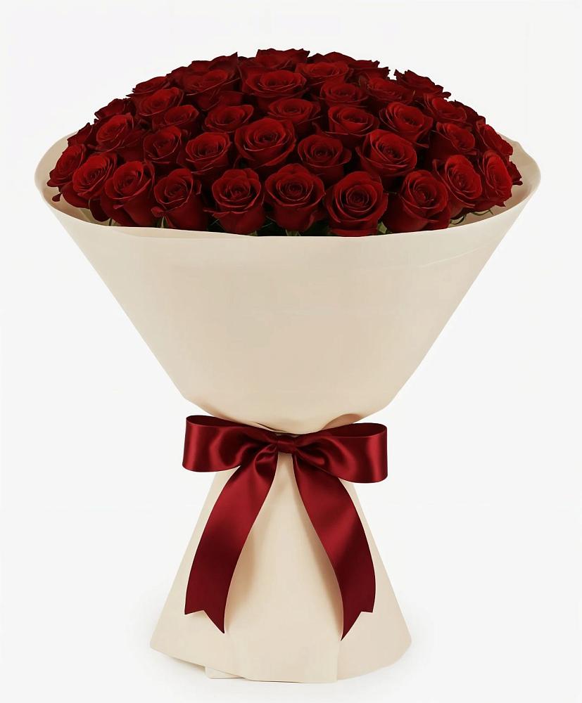 Букет 101 Бордовая роза Блэк Бакарра в Тимирязева