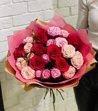Букет цветов из:  Розы #REPLACE_PRED# Тимирязева