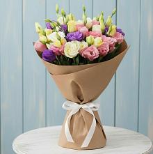 Букет цветов из:  Лизиантусы в Тимирязева