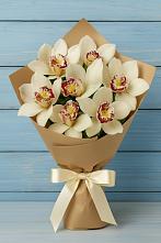 Букет цветов из:  Орхидеи и Розы в Тимирязева